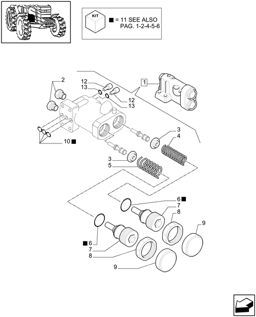 TM140-1.32.8/  B[03] - PUMPS FOR HYDRAULIC SYSTEM AND LIFT - BREAKDOWN