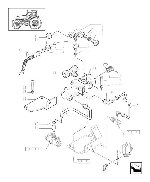 TM140-1.68.6/03[10] - (VAR.385/2) TRAILER AIR BRAKE ITALY - AIR BRAKE CONTROL VALVE - C5339