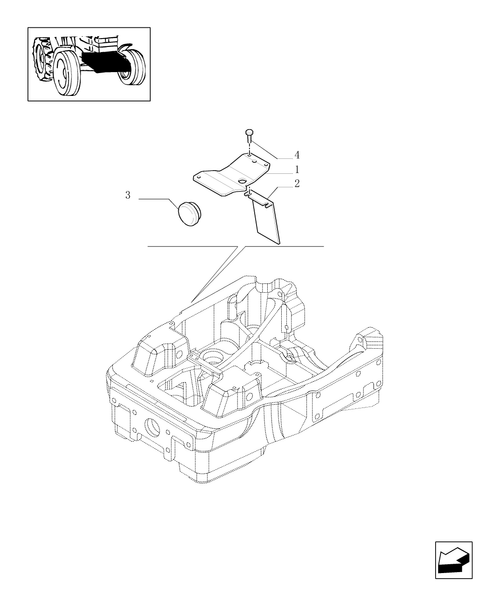 TM140-1.81.9 - GUARD FOR ELECTRONIC LIFT IMPLEMENT ATTACHMENT
