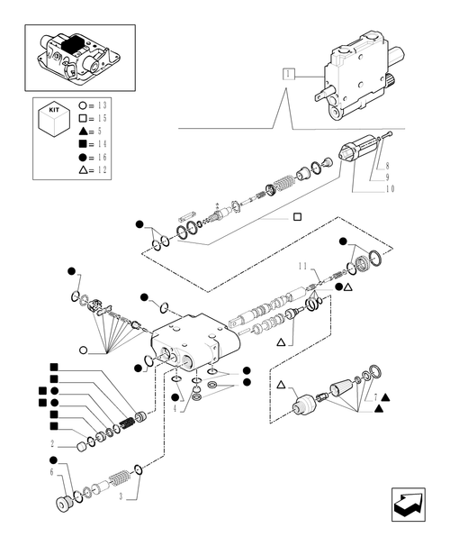 TM140-1.82.7/  C[01A] - REMOTE CONTROL VALVE - BREAKDOWN - D5029 - C5504