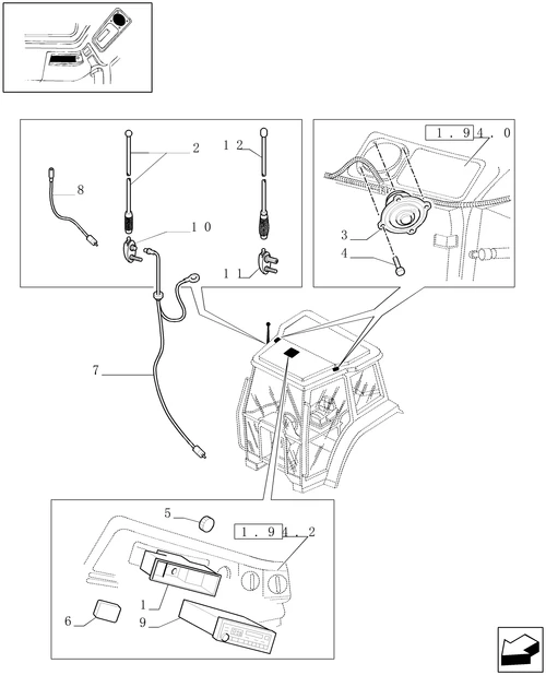 TM140-1.91.6 - INTENDED FOR RADIO INSTALLATION, CLOCK