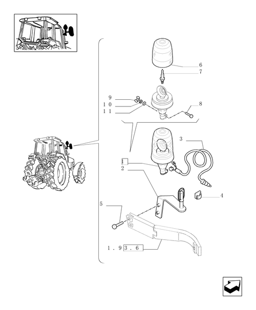 TM140-1.92.762 - (VAR.762) ROTARY BEACON