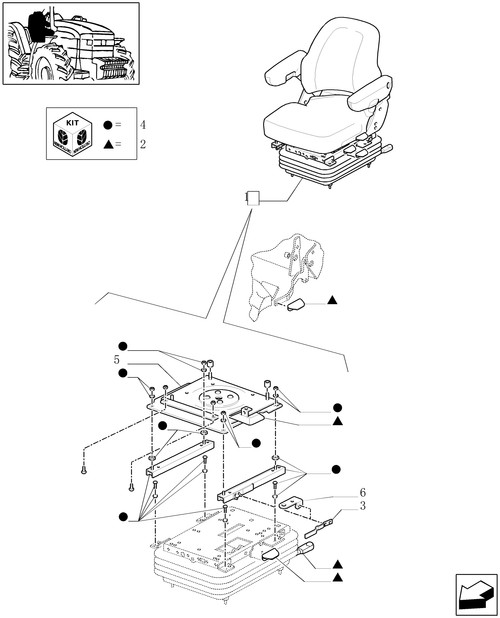 TM140-1.93.3/  A[02] - AIR SEAT WITH SEAT BELT - BREAKDOWN