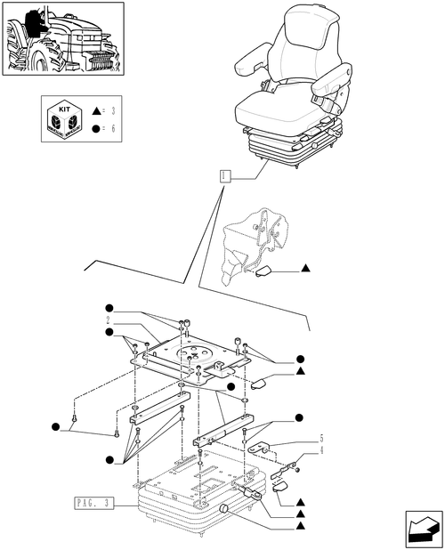 TM140-1.93.3/  E[02] - (STD+VAR.963) DELUXE AIR SEAT WITH REELING SEAT BELT - BREAKDOWN