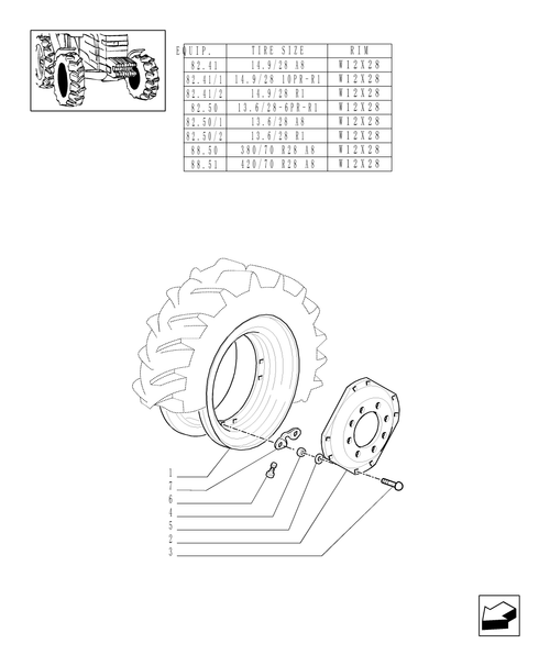 TM140-82.00[01] - 4WD DRIVING WHEELS