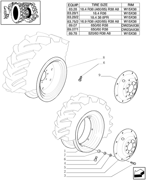 TM140-83.00[05] - DRIVE WHEELS