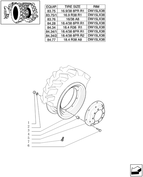 TM140-83.00[01] - DRIVE WHEELS
