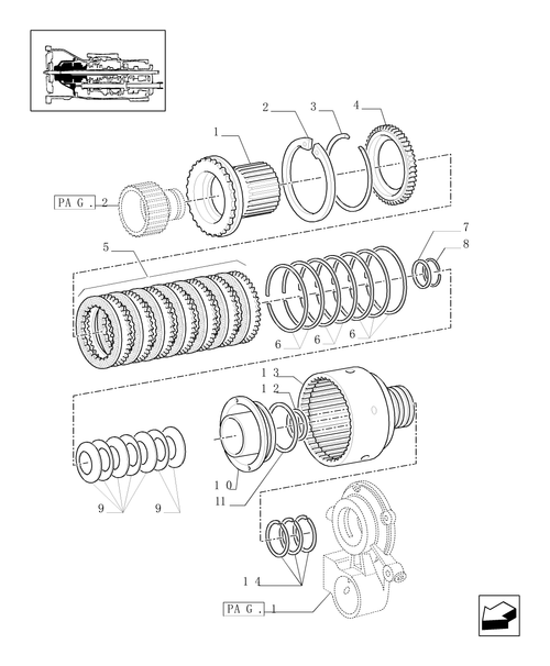 TM175-1.28.7/01[03] - CLUTCH ENGAGEMENT
