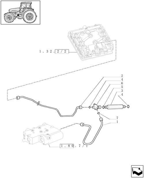 TM175-1.29.6/01[02] - HYDRAULIC GEARBOX CONTROL(2WD)