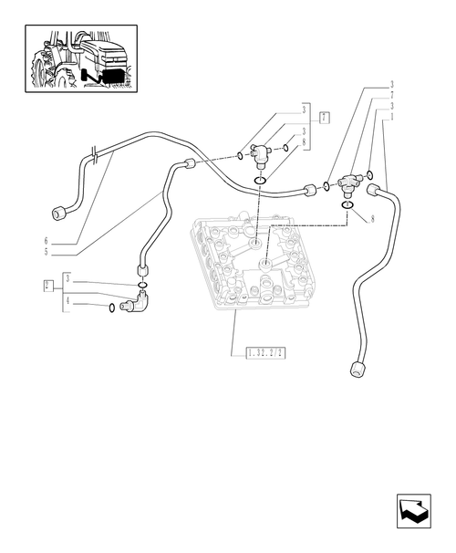 TM175-1.29.7/02[02] - GEARBOX LUBRICATION PIPING