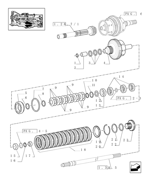 TM175-1.32.1/01[01] - CENTRAL REDUCTION GEARS