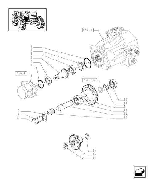 TM175-1.32.8/04[01] - (VAR.481) 150 L/MIN PUMP CCLS W/EDC - PUMPS FOR HYDRAULIC SYSTEM AND LIFT