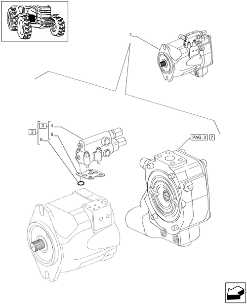TM175-1.32.8/04A[01] - (VAR.481) 150 L/MIN PUMP CCLS W/EDC - HYDRAULIC PUMP - BREAKDOWN