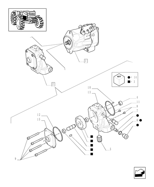 TM175-1.32.8/04A[03] - (VAR.481) 150 L/MIN PUMP CCLS W/EDC - HYDRAULIC PUMP - BREAKDOWN