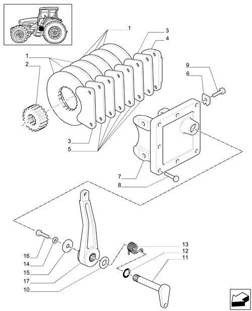TM175-1.65.5/01[01] - PARKING BRAKE
