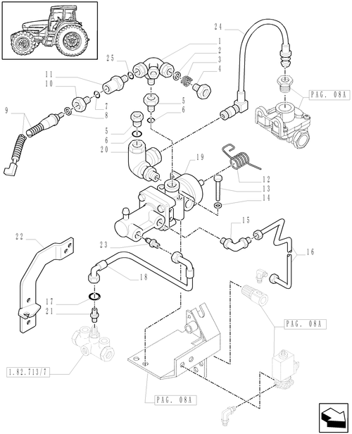 TM175-1.68.6/02[10A] - (VAR.385/1) UNIVERSAL TRAILER AIR BRAKE - AIR BRAKE CONTROL VALVE - D5339