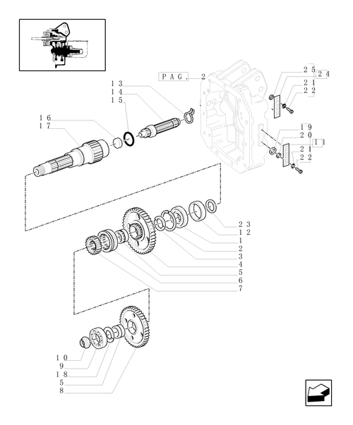 TM175-1.80.1/01[01] - POWER TAKE-OFF 750/1000 RPM