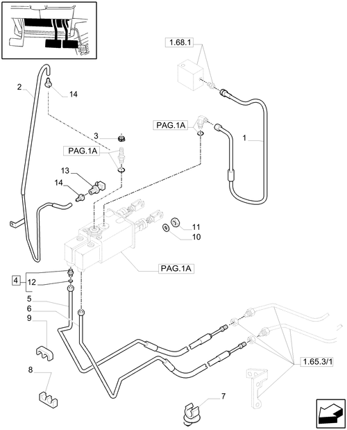 TM175-1.95.0/01[02A] - BRAKE PEDALS - D4879