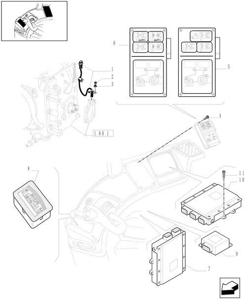 TM175-1.97.1[01] - ELECTRONIC CONTROL UNIT - TRANSMISSION CONTROL MODULE - C5281