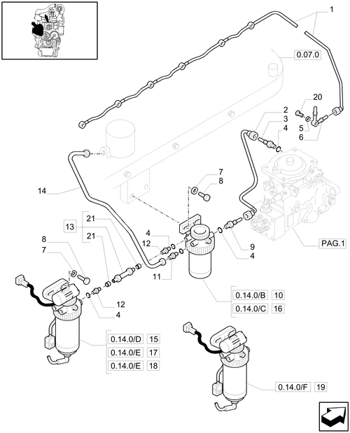 TM190-0.14.0[04] - 2 FILTERS FUEL SYSTEM
