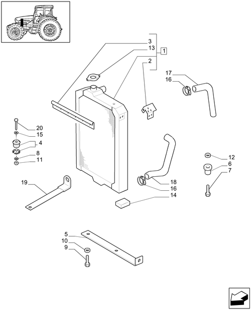 TM190-1.17.0/02 - RADIATOR & RELATED PARTS