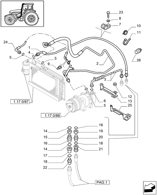 TM190-1.17.0/86[02] - PIPES FOR AIR CONDITIONING