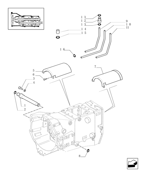 TM190-1.21.0/01[02] - HOUSING , GEARS