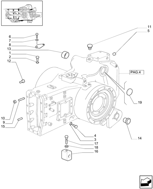TM190-1.21.0/01[06] - HOUSING , GEARS
