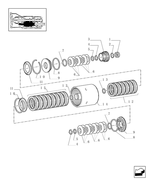 TM190-1.28.7/01[06] - CLUTCH ENGAGEMENT