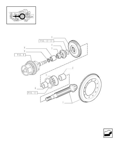 TM190-1.32.1/01[08] - CENTRAL REDUCTION GEARS