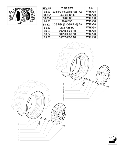 TM190-83.00[07] - DRIVE WHEELS