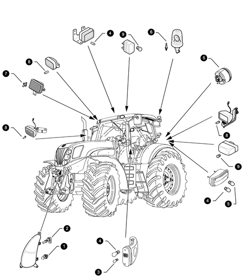 T6010 PLUS-0.05.4[04] - MAINTENANCE PARTS - BULBS