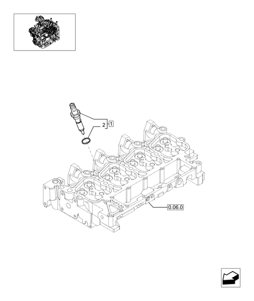 T6010 PLUS-0.14.0[02] - STD + VAR - 330003, 332115, 332116 - INJECTION EQUIPMENT - INJECTOR
