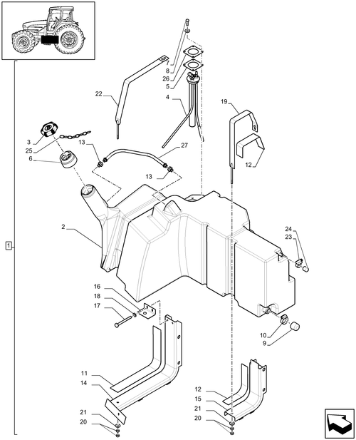 T6010 PLUS-1.14.0/01[01C] - VAR - 330142 - FUEL TANK AND RELATED PARTS - BEGIN YR 25-OCT-2013 ; (Prod Date) After 16-Dec-2015
