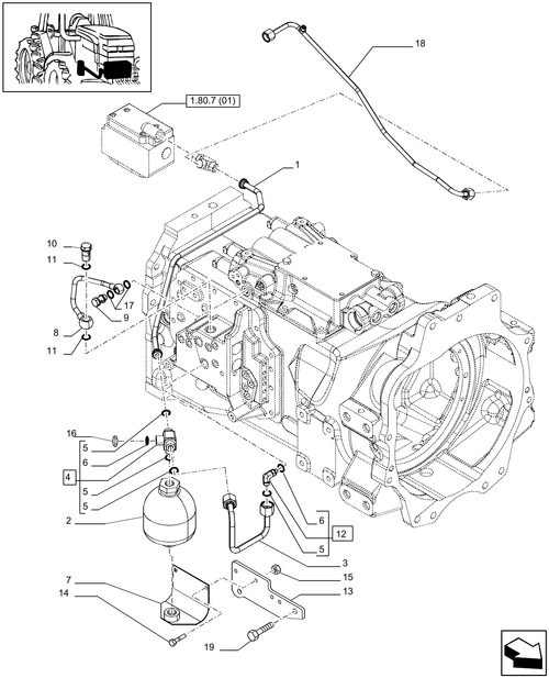 T6010 PLUS-1.29.6/04[01A] - VAR - 330835, 331836, 332836, 333836, 335836 - 113 L/MIN CCLS PUMP FOR (CL.3) FRONT AXLE - TRANSMISSION VALVE BLOCK PIPES - BEGIN YR 01-DEC-2009 - END YR 17-DEC-2009 ; (Prod Date) Between 01-Dec-2009 and 17-Dec-2009