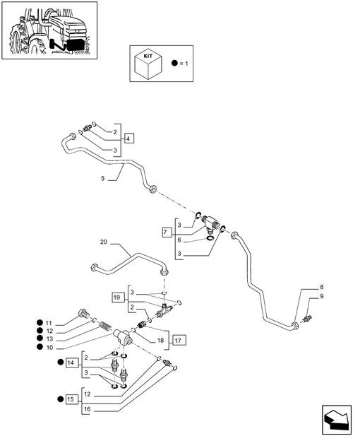 T6010 PLUS-1.29.7/12[01] - VAR - 330835, 331836, 332836 - 113 L/MIN CCLS PUMP FOR SPS - GEARBOX LUBRICATION PIPING - END YR 30-NOV-2009 ; (Prod Date) Before 30-Nov-2009
