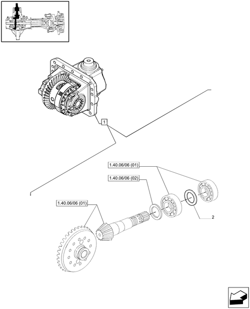 T6010 PLUS-1.40.06/06[03] - VAR - 330413 - (CL.3) SUPERSTEER FRONT AXLE WITH STEERING SENSOR - ADJUSTING SHIMS