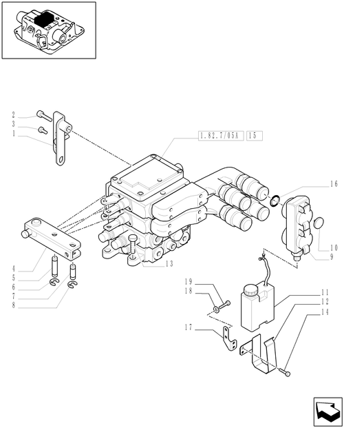 T6010 PLUS-1.82.7/05[01A] - VAR - 333851 - 2 REMOTE CONTROL VALVES FOR 113 L/MIN CCLS PUMP AND MDC - REMOTE VALVE AND RELATED PARTS - D6788