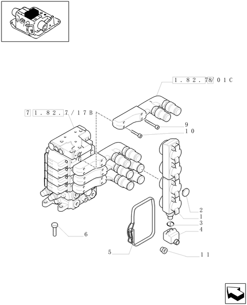 T6010 PLUS-1.82.7/17[01A] - VAR - 330862, 331862 - 4 CCLS (EDC) ELECTRONIC CONTROL VALVES (EHS1) AND ASSOCIATED PARTS - D6690 - C6788