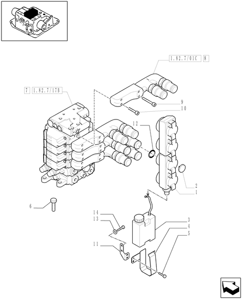 T6010 PLUS-1.82.7/17[01B] - VAR - 330862, 331862 - 4 CCLS (EDC) ELECTRONIC CONTROL VALVES (EHS1) AND ASSOCIATED PARTS - D6788