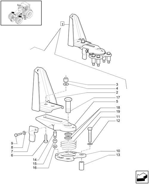 T6010 PLUS-1.87.4/01A - VAR - 333884, 334884, 335884, 336884 - 4WD DYNAMIC FRONT FENDERS WITH AXLE WITH BRAKE - HUB - BREAKDOWN