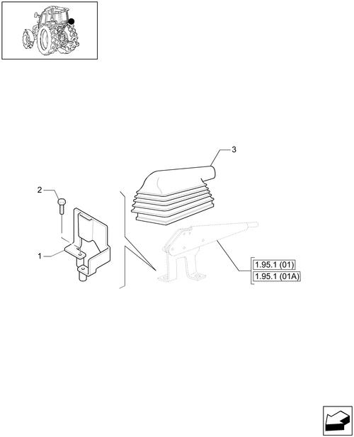T6010 PLUS-1.89.4 - VAR - 330895 - TRAILER BRAKE BRACKET (ITALY)