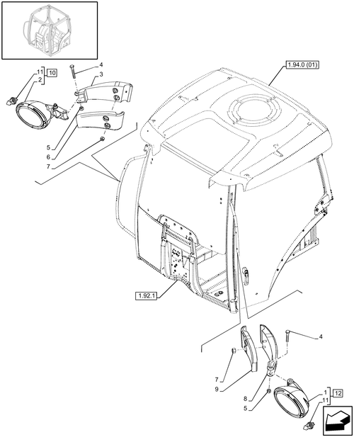 T6010 PLUS-1.91.3/06 - VAR - 331661 - WORK LIGHT