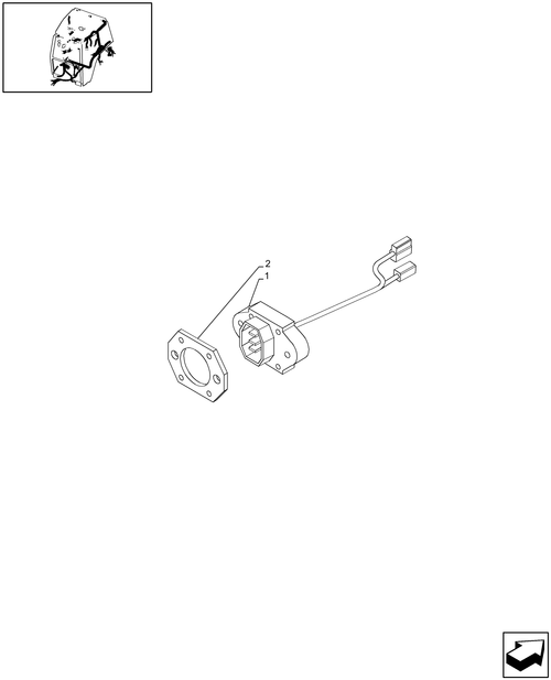 T6010 PLUS-1.91.4/22 - VAR - 330007, 335007 - HARNESS AND IMPLEMENT SOCKET, NA