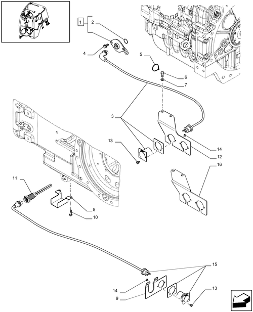 T6010 PLUS-1.91.4/11[01B] - VAR - 330205 - ENGINE BLOCK AND TRANSMISSION HEATER, 110 V - BEGIN YR 03 NOVEMBER 2011 ; (Prod Date) After 03-Nov-2011