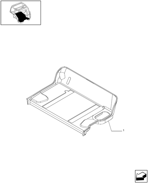 T6010 PLUS-1.93.2/1 - VAR - 330840, 331840, 331914 - REAR MAT - W/ MDC - W/ CAB