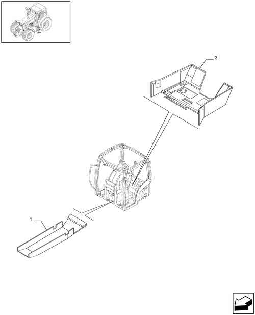 T6010 PLUS-1.94.2[04] - STD - HEATING - HEATER - AIR CONDITIONER AND RELATED PARTS, SHIELD