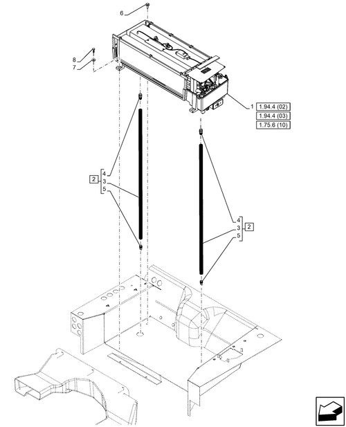 T6010 PLUS-1.94.4[01] - VAR - 332098, AIR CONDITIONER, HIGH PROFILE ROOF
