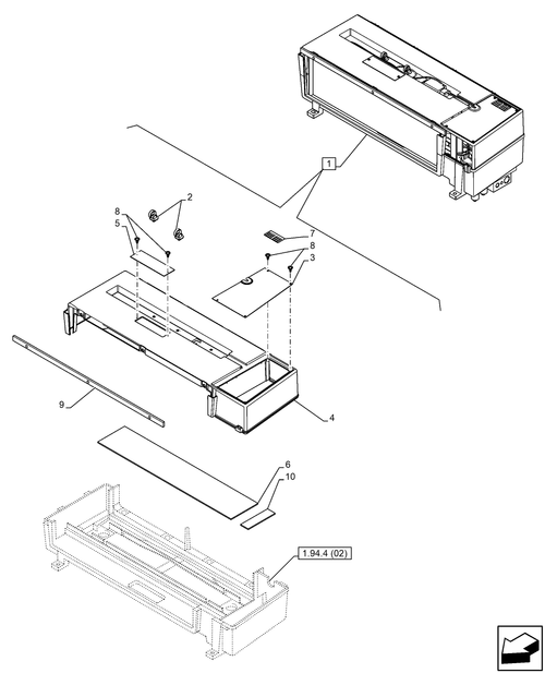 T6010 PLUS-1.94.4[03] - VAR - 332098, AIR CONDITIONER, HIGH PROFILE ROOF, COMPONENTS