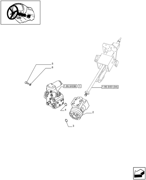 T6010 PLUS-1.95.5/03[03] - VAR - 330631, 331631, 332631, 333631 - FAST STEERING - POWER STEERING, VALVE